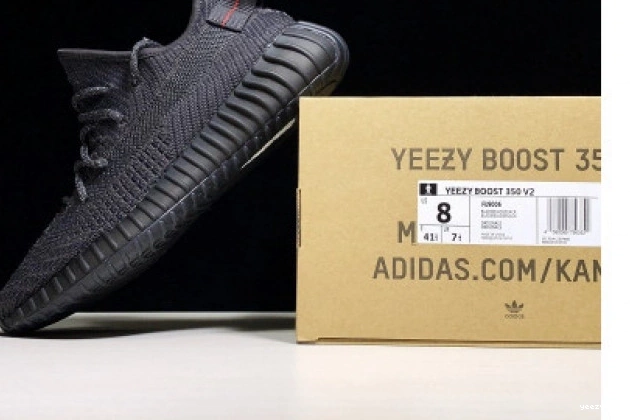 BLACK MENS 350 FU9006 ADIDAS BOOST YEEZY V2 1027